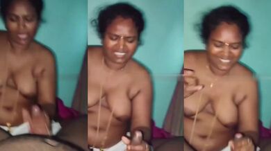 Tamil Aunty Jerking Off Young Lover Ladka